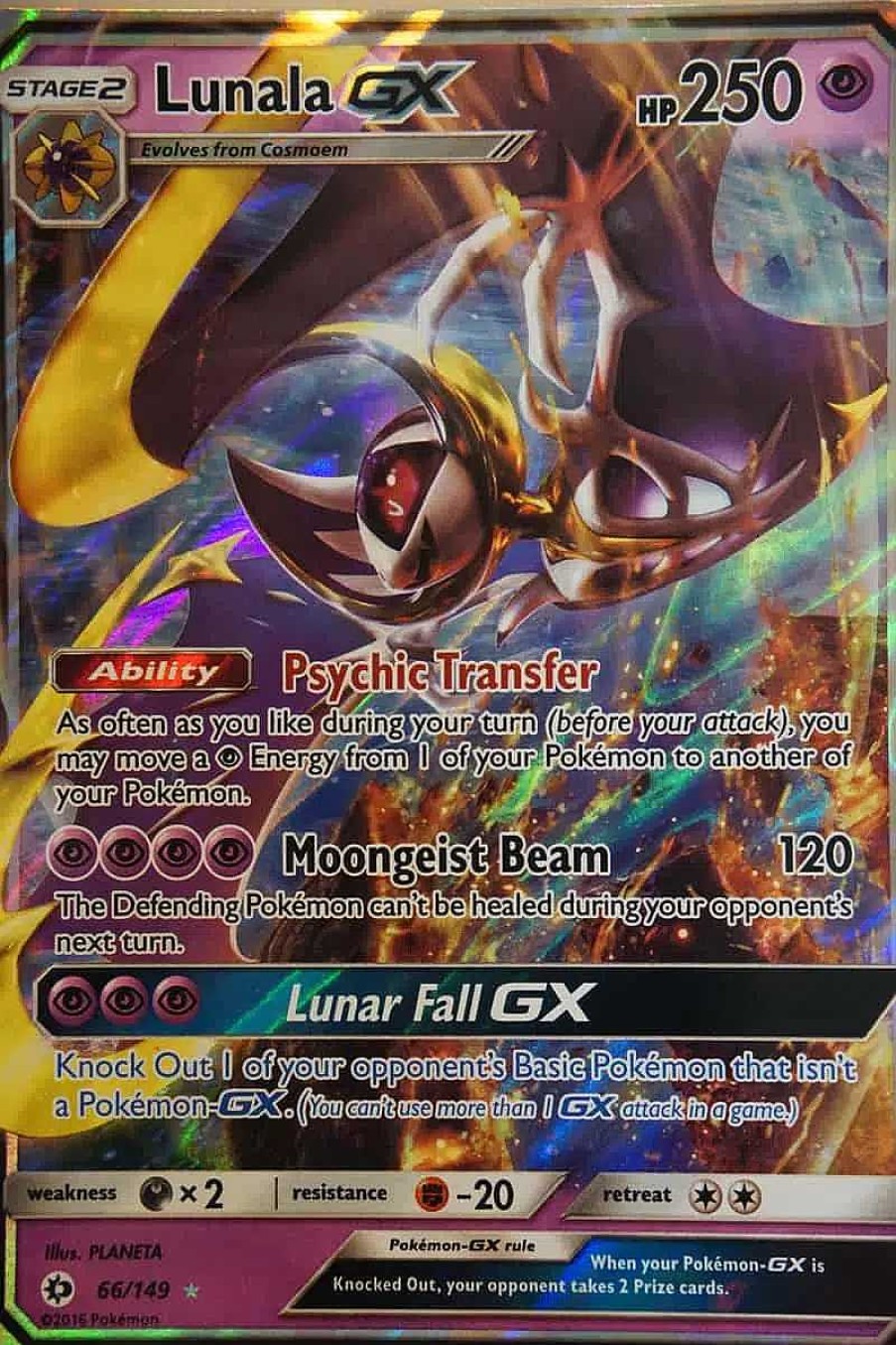 POCKET MONSTER Pokemon Kort | Lunala Gx 66/149