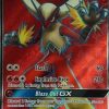 POCKET MONSTER Pokemon Kort | Blaziken Gx 153/168 Full Art