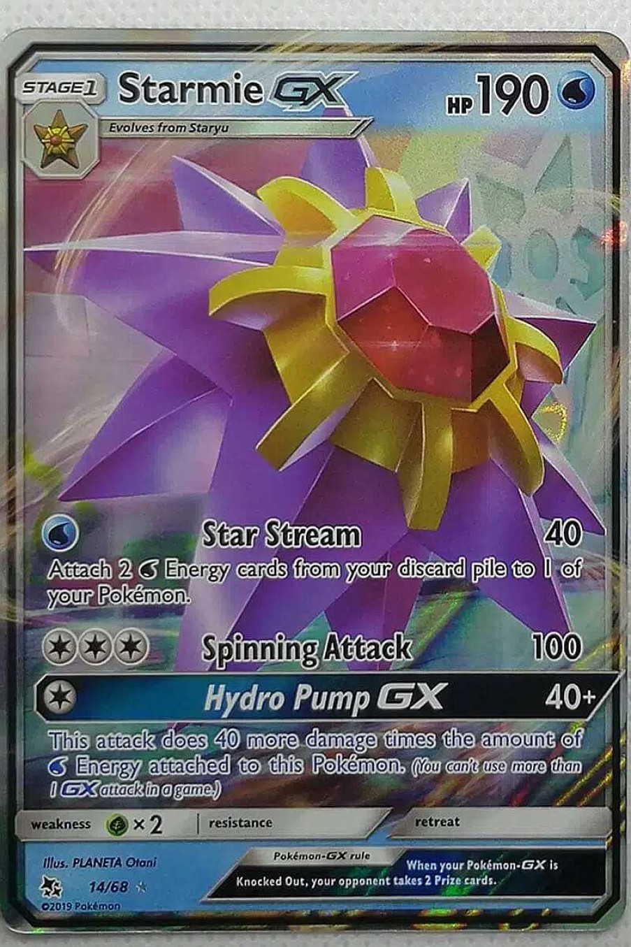 POCKET MONSTER Pokemon Kort | Starmie Gx 14/68