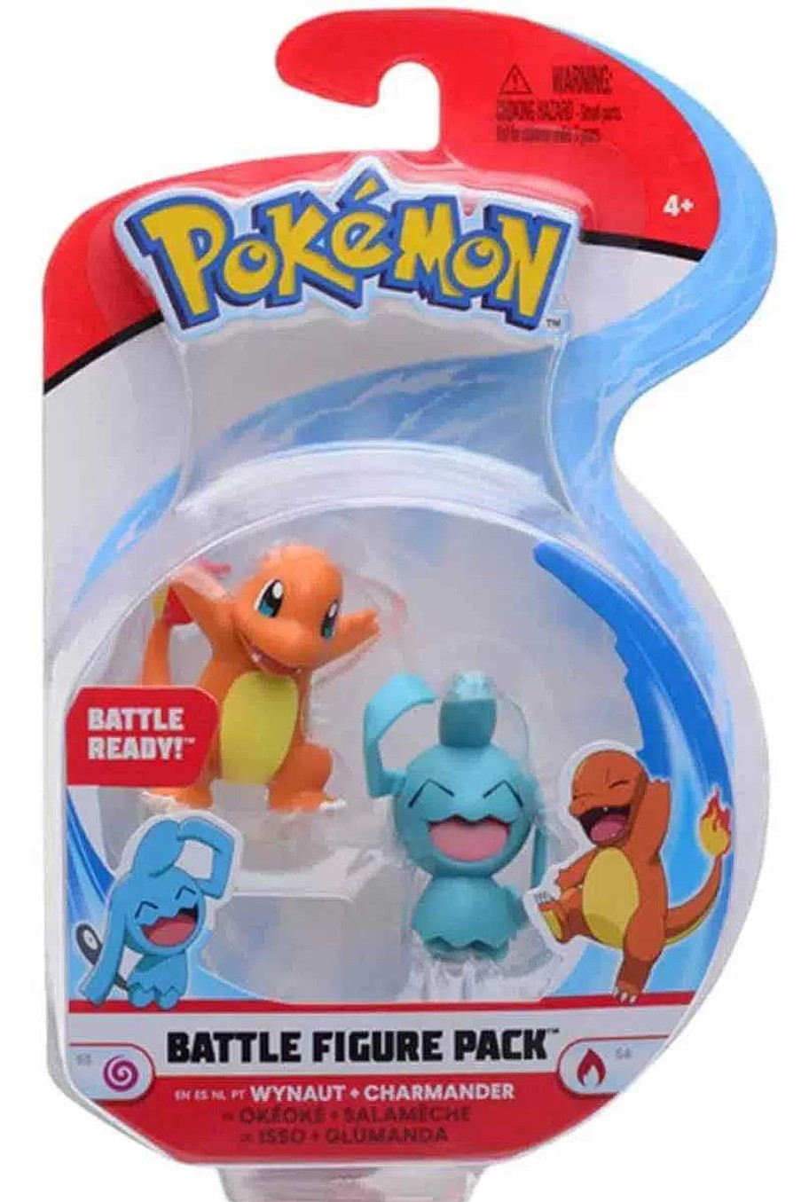 POCKET MONSTER Pokemon Figurer | Charmander & Wynaut Figurer