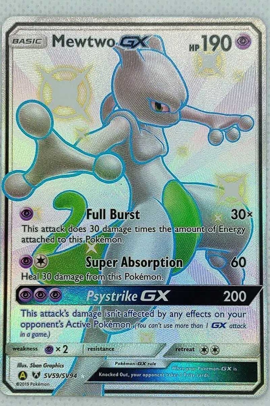 POCKET MONSTER Pokemon Kort | Shiny Mewtwo Gx Sv59/Sv94