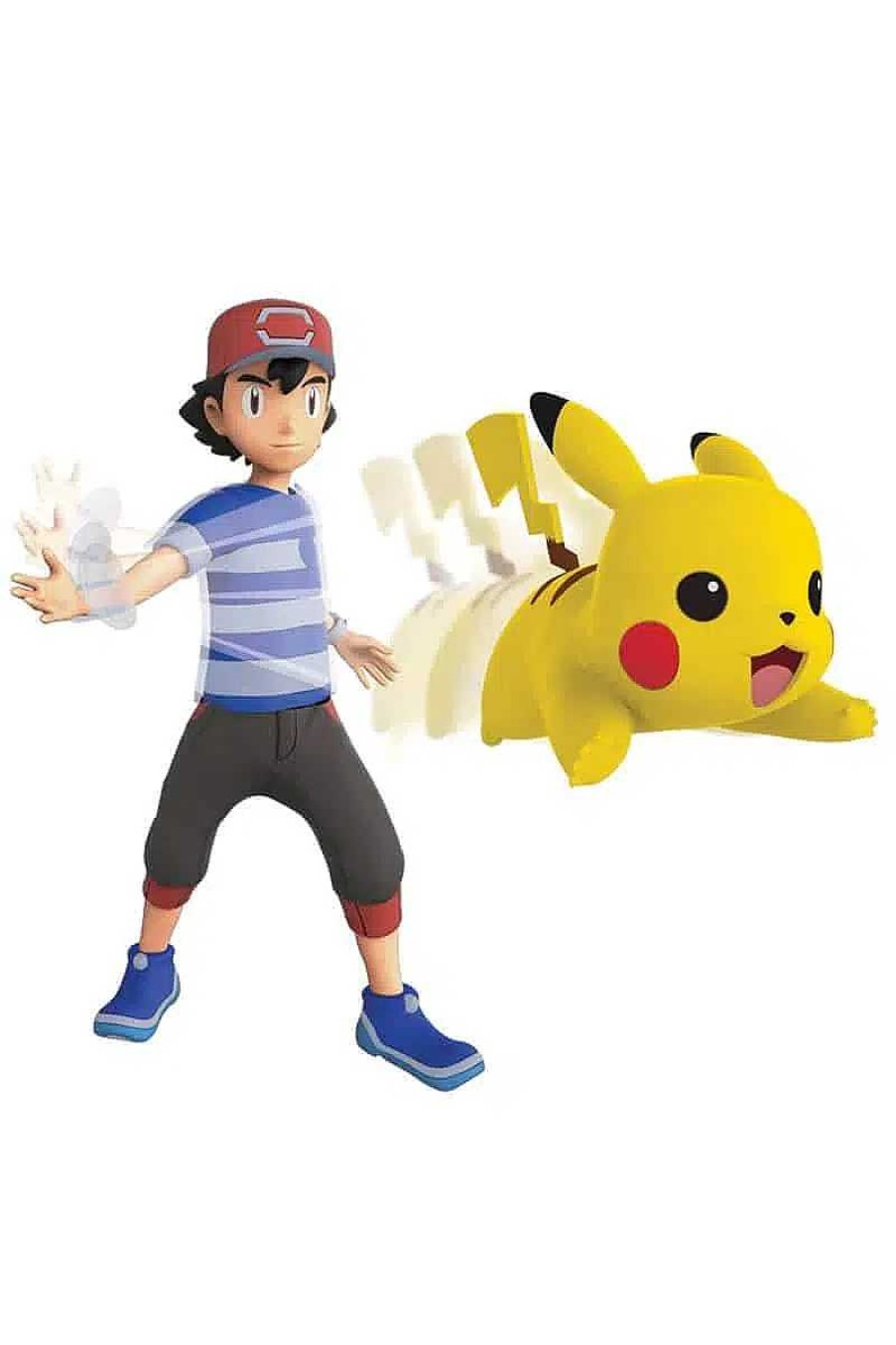 POCKET MONSTER Pokemon Figurer | Ash & Pikachu Battle Feature Figure