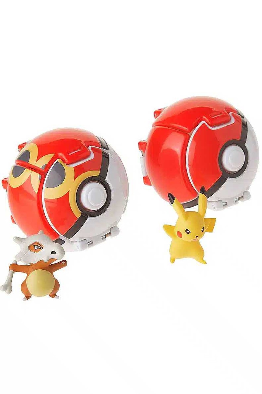 POCKET MONSTER Pokemon Figurer | Cubone & Pikachu Med Balls Fra Tomy