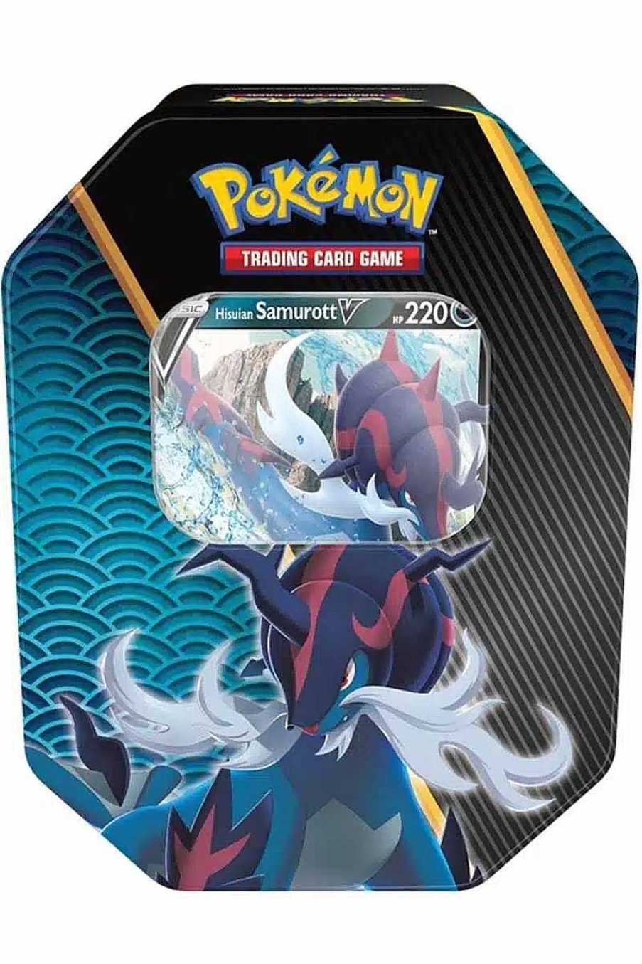 POCKET MONSTER Pokemon Kort | Divergent Powers Tin Med Hisuian Samurott V