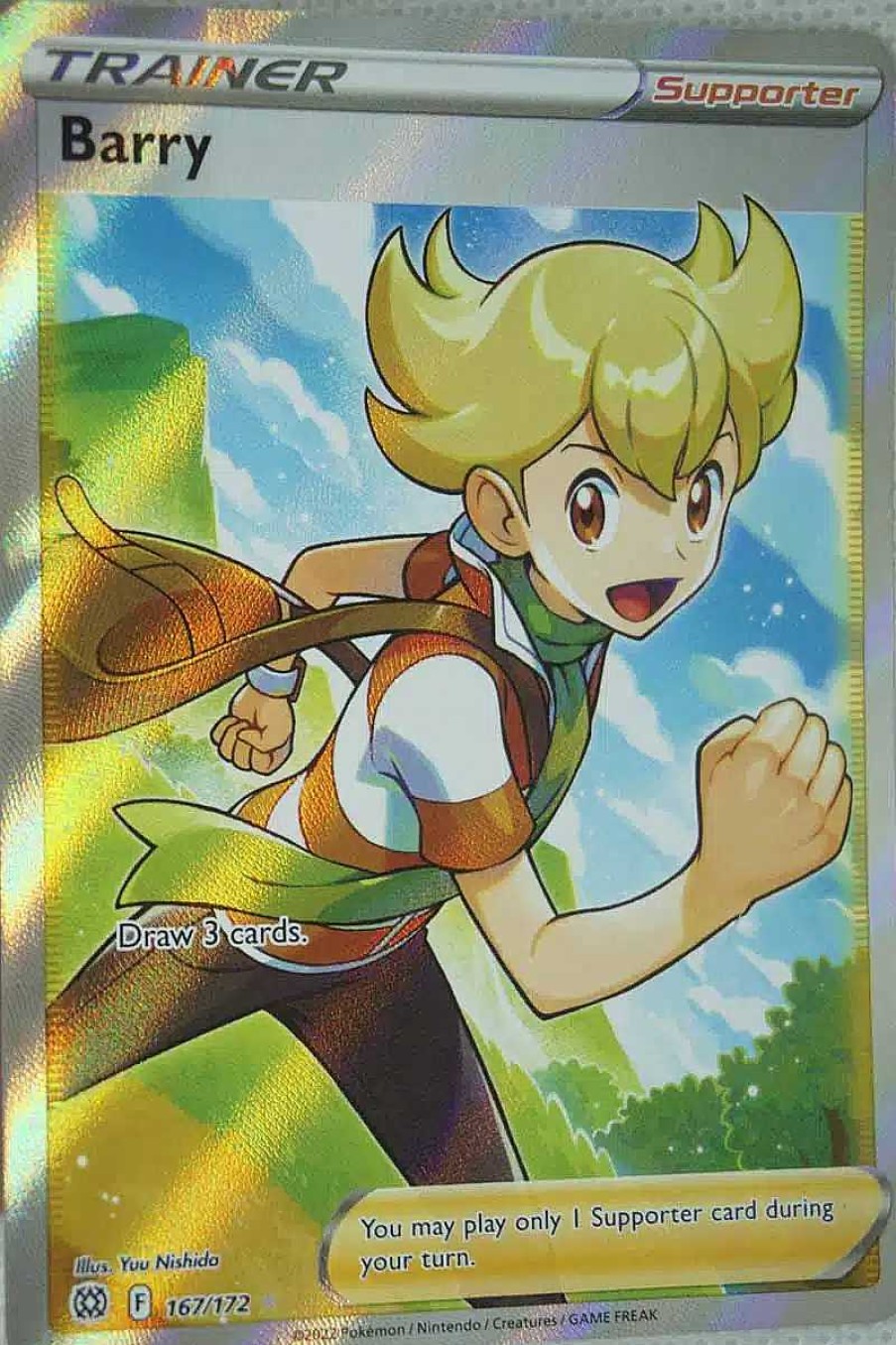 POCKET MONSTER Pokemon Kort | Barry 167/172 Full Art