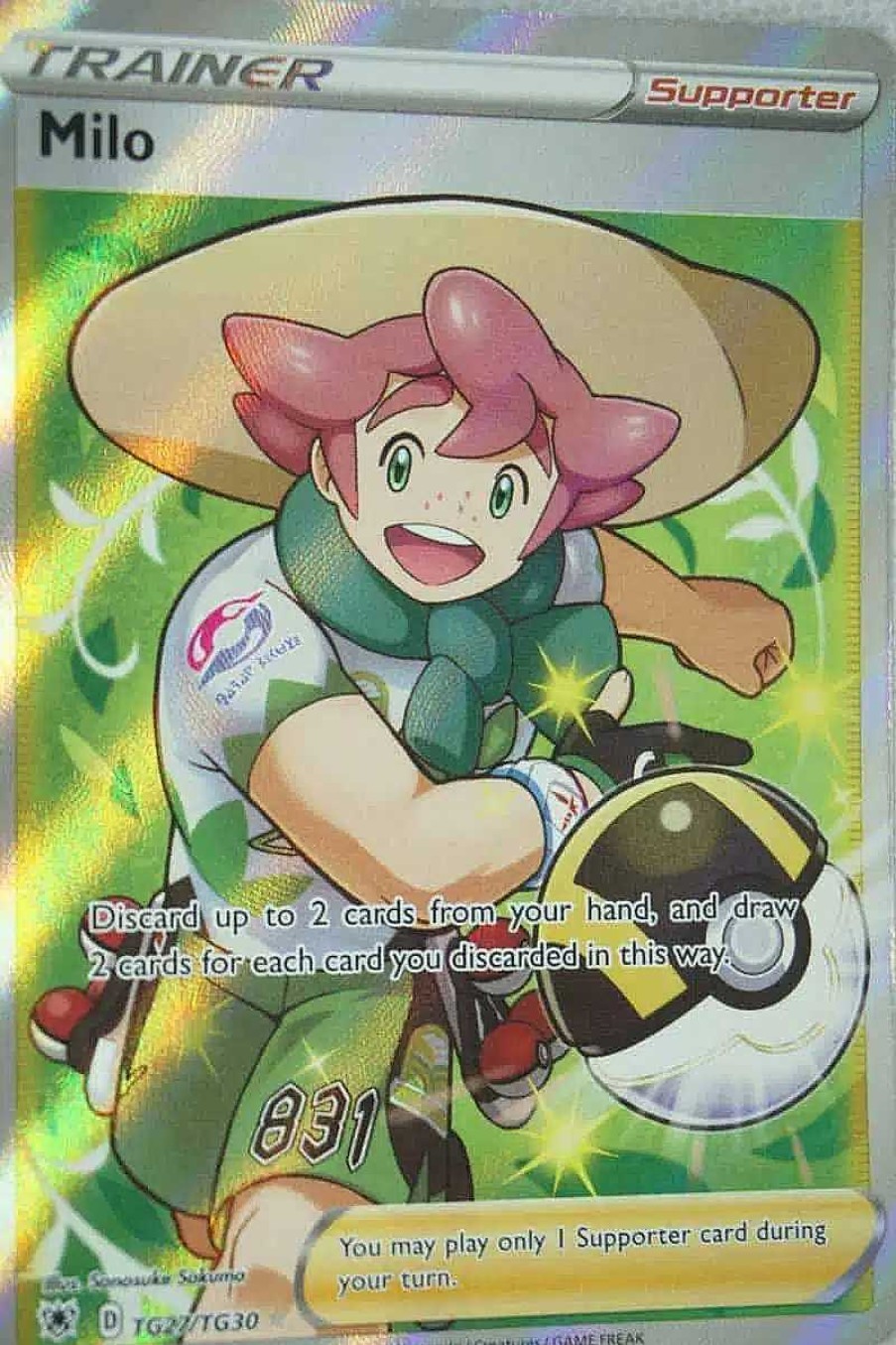 POCKET MONSTER Pokemon Kort | Milo Tg27/Tg30 Full Art