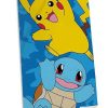 POCKET MONSTER Pokemon Til Bornevaerelset | Pokemon Strandhandklaede Med Pikachu Og Squirtle