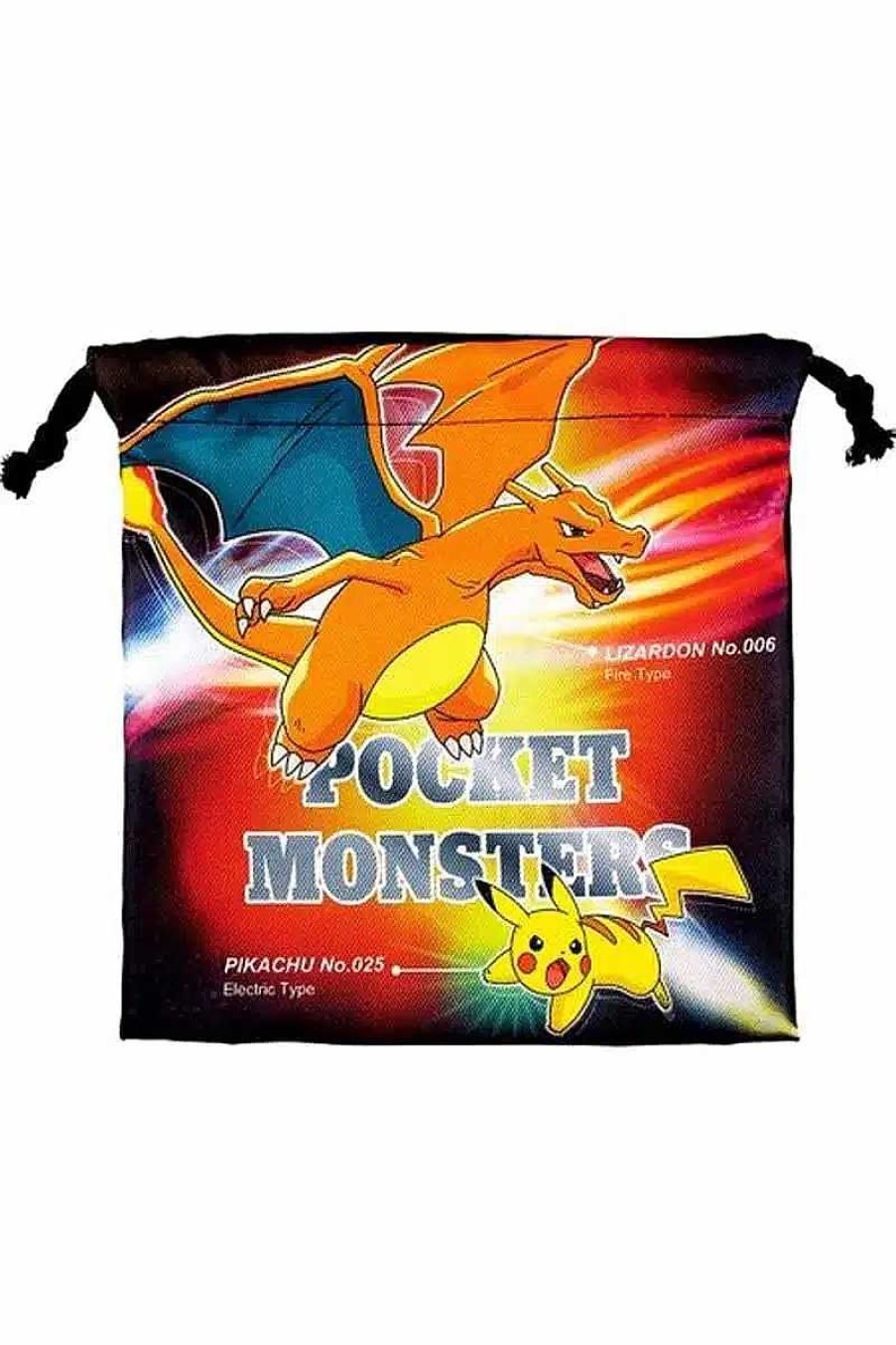 POCKET MONSTER Pokemon Skoleudstyr | Japansk Charizard Og Pikachu Gymnastikpose