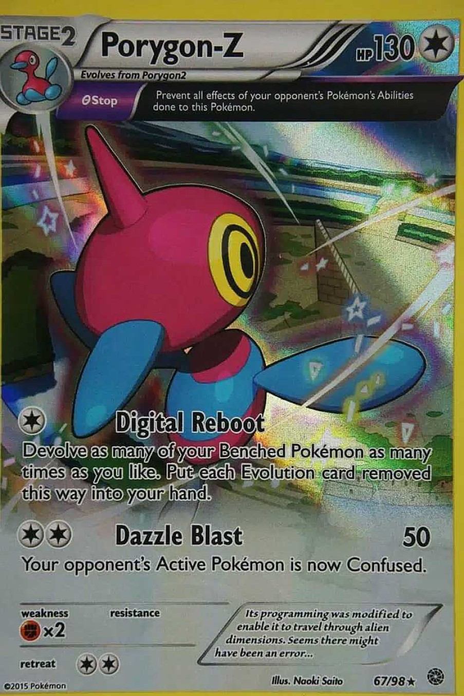 POCKET MONSTER Pokemon Kort | Porygon Z 67/98 Full Art