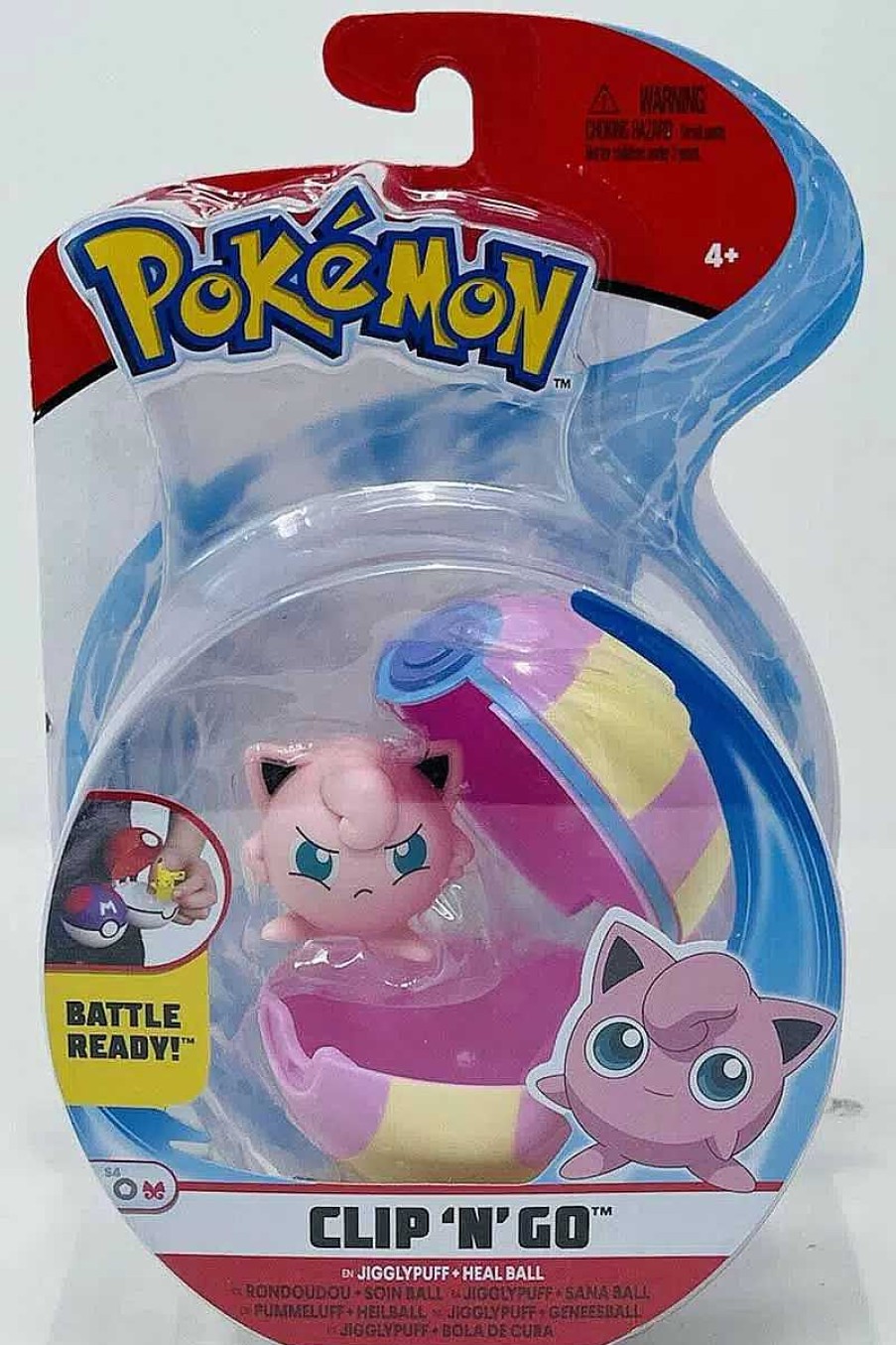 POCKET MONSTER Pokemon Figurer | Jigglypuff Og Heal Ball