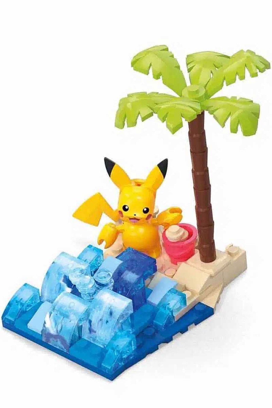 POCKET MONSTER Pokemon Figurer | Pikachu'S Beach Blast Mega Construx