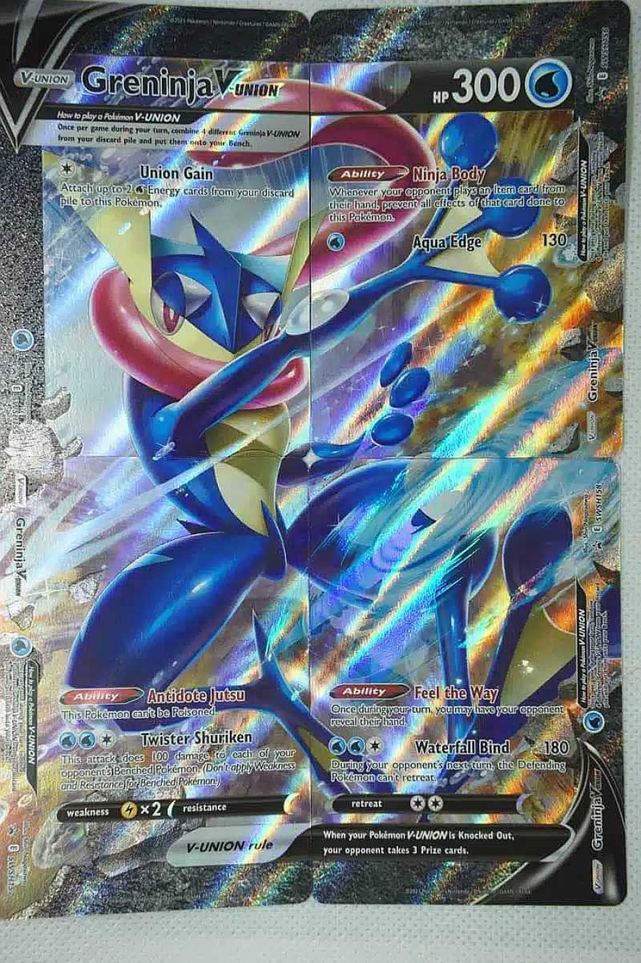 POCKET MONSTER Pokemon Kort | Greninja V Union Saet