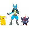 POCKET MONSTER Pokemon Figurer | Lucario Zorua & Pikachu Figurer