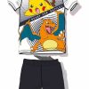 POCKET MONSTER Pokemon Til Bornevaerelset | T Shirt Og Shorts Med Charizard Og Pikachu Til Born