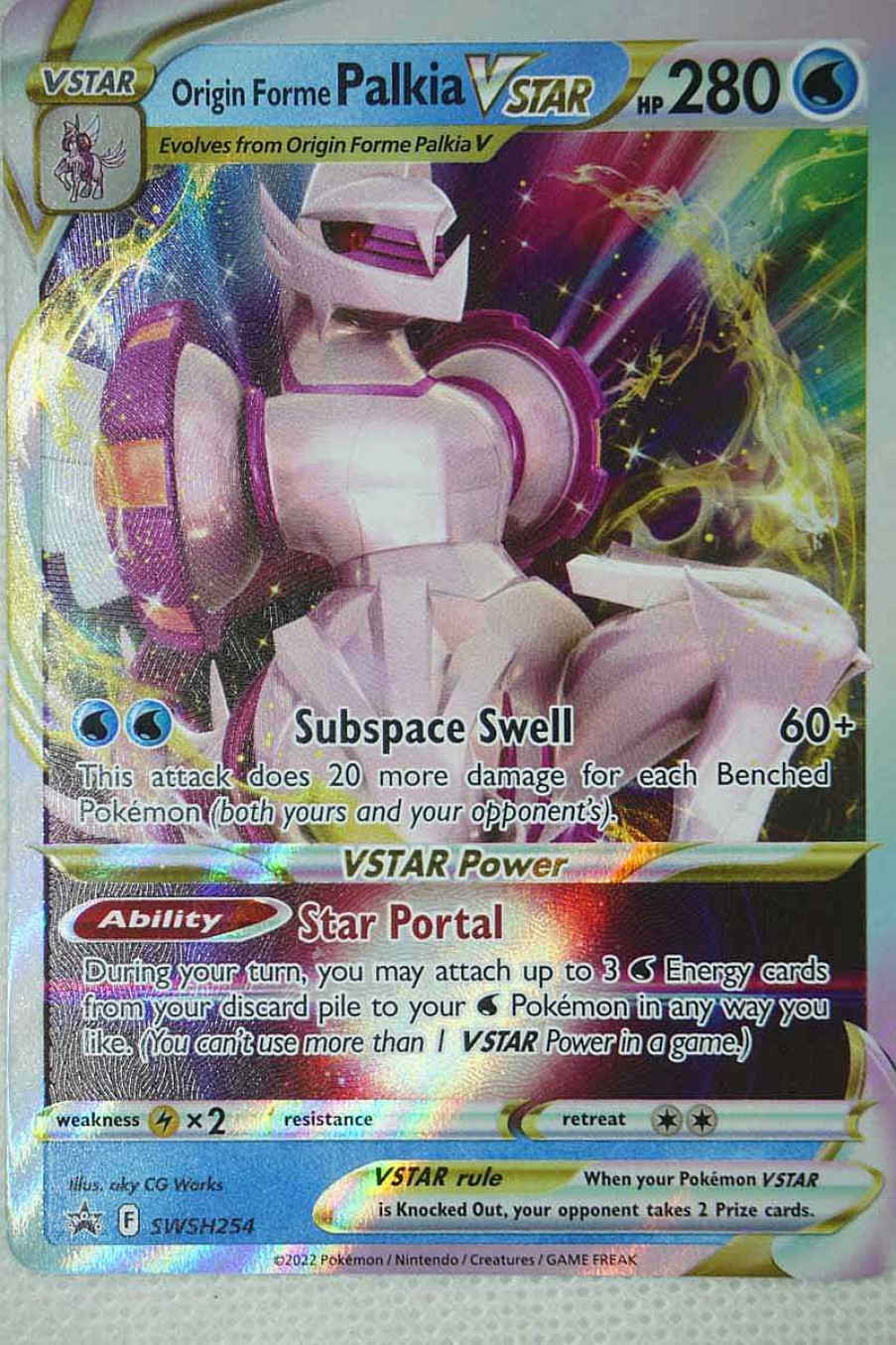 POCKET MONSTER Pokemon Kort | Origin Forme Palkia Vstar Swsh254 Full Art Stor