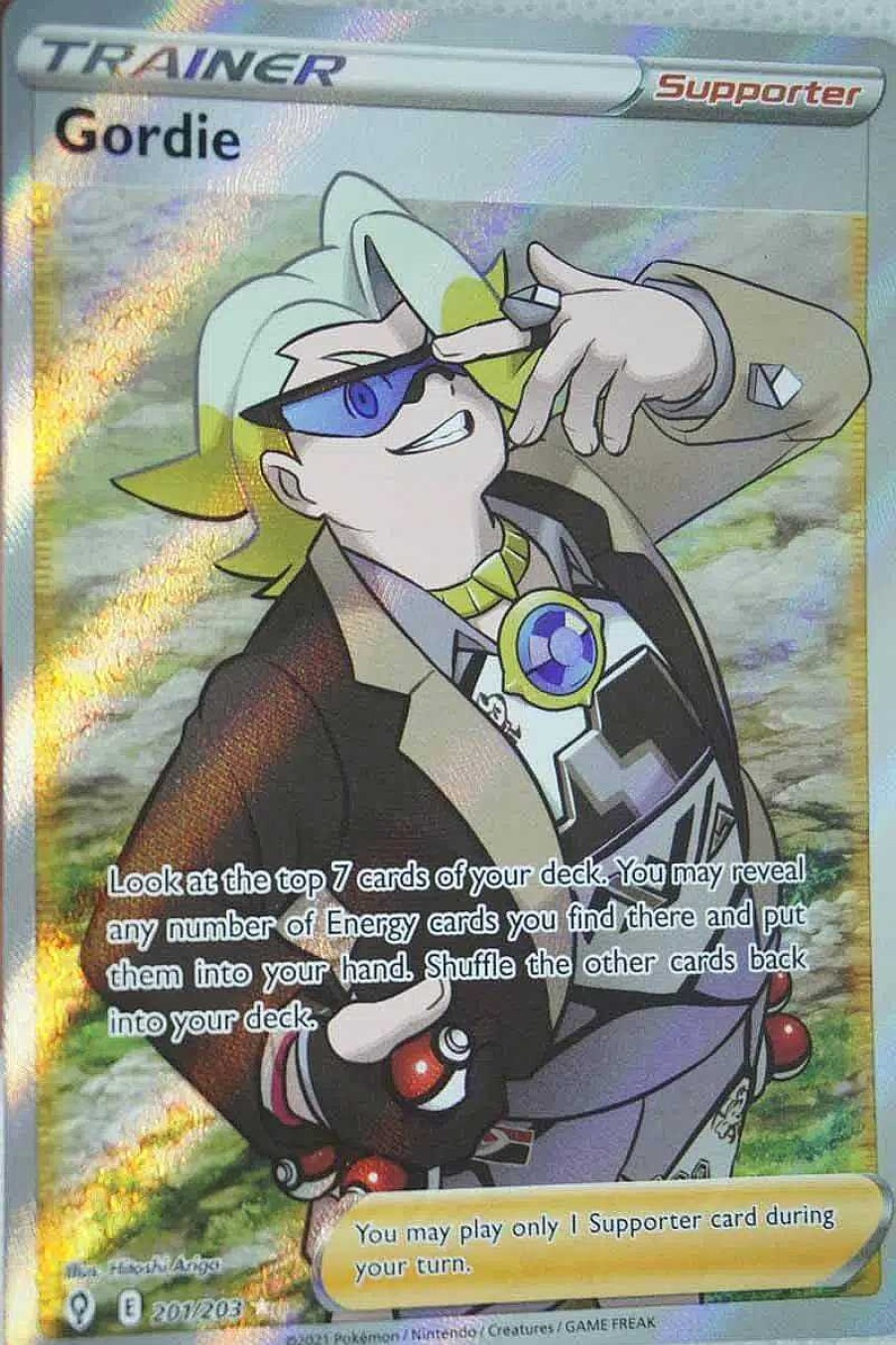 POCKET MONSTER Pokemon Kort | Gordie 201/203 Full Art