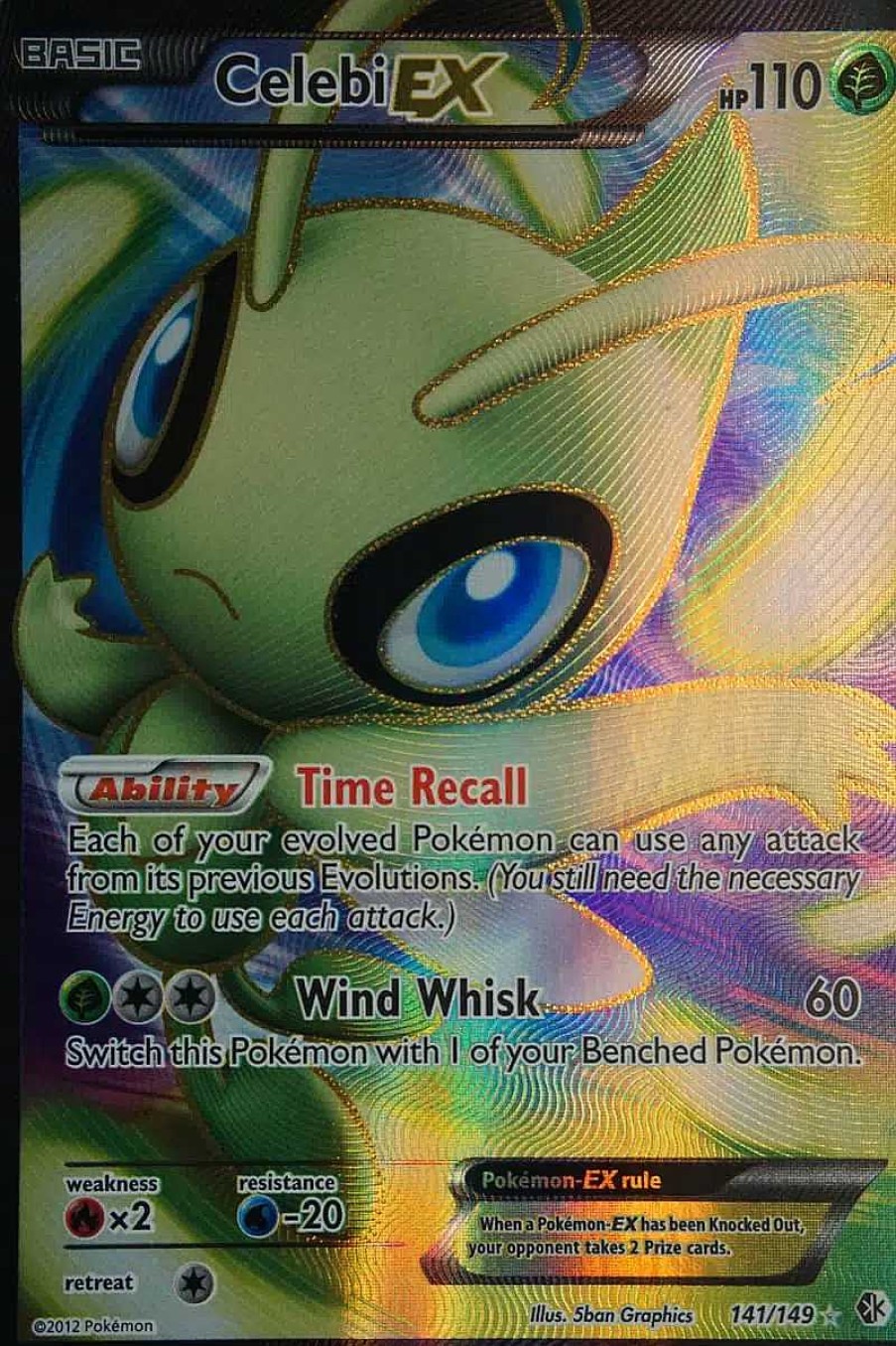 POCKET MONSTER Pokemon Kort | Celebi Ex 141/149 Full Art