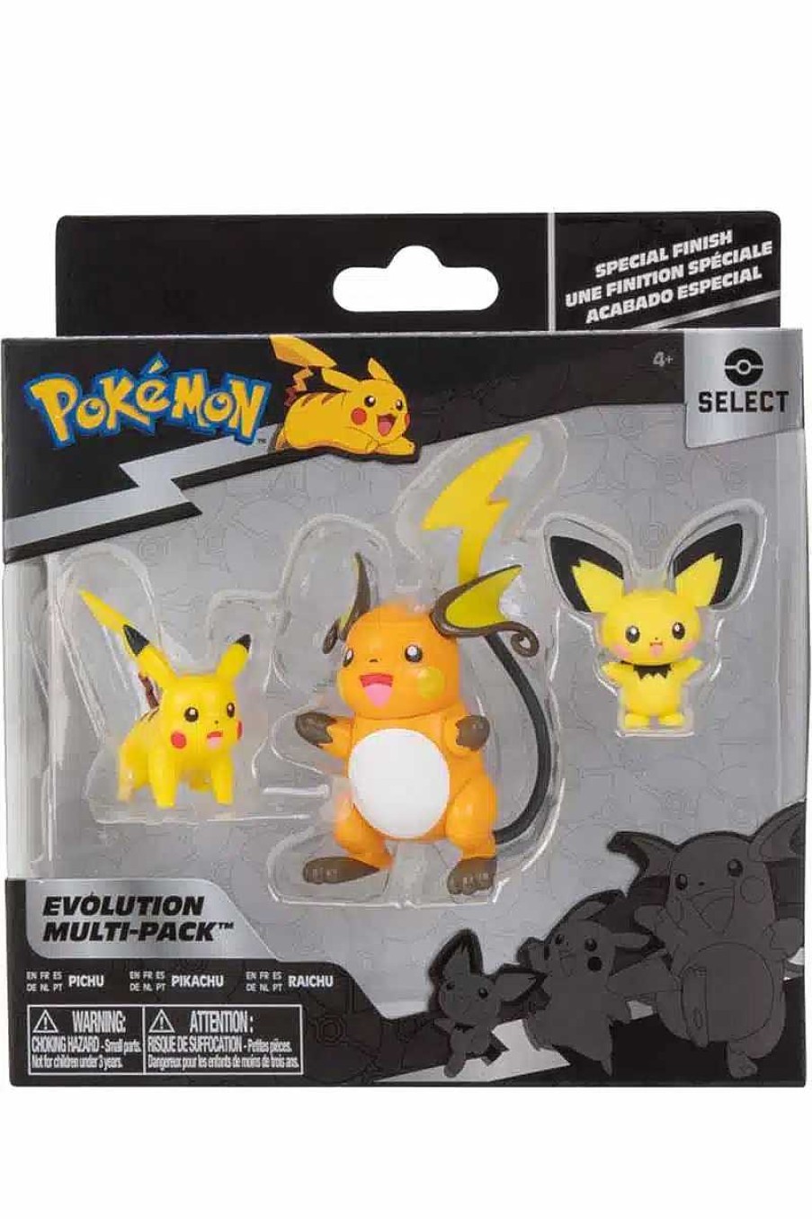 POCKET MONSTER Pokemon Figurer | Udviklingssaet Med Pikachu Raichu Og Pichu