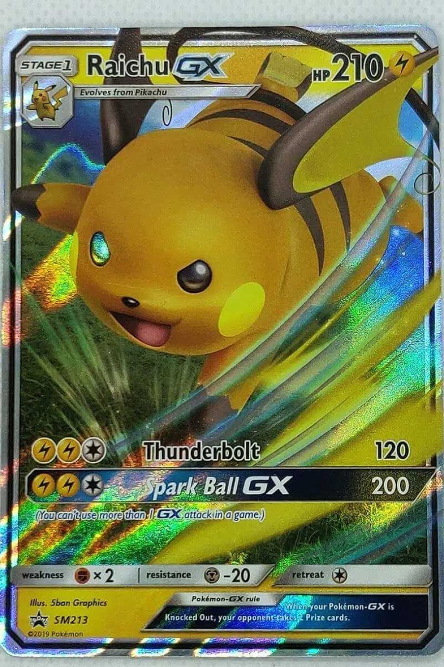 POCKET MONSTER Pokemon Kort | Raichu Gx Sm213