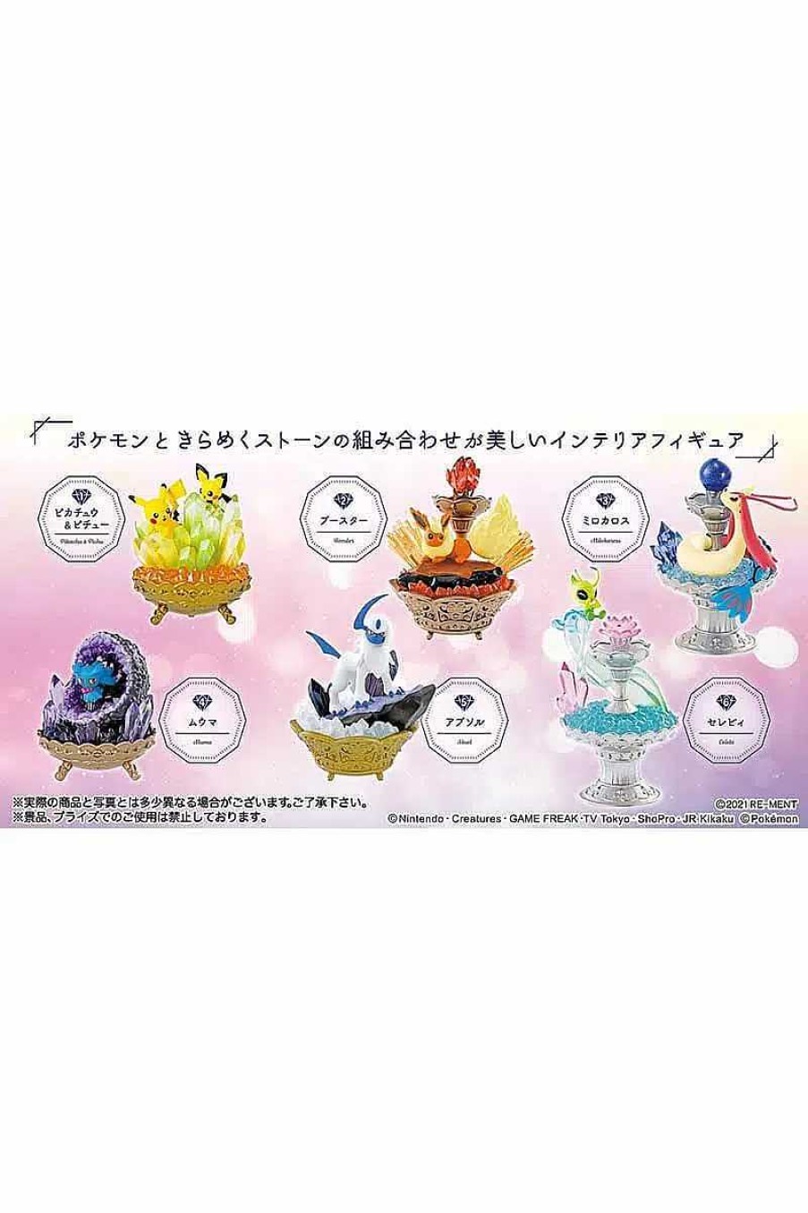 POCKET MONSTER Pokemon Figurer | 6 Pokemon Figurer Med Aedelstene