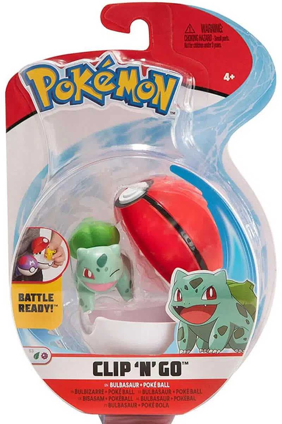 POCKET MONSTER Pokemon Figurer | Bulbsaur Og Poke Ball