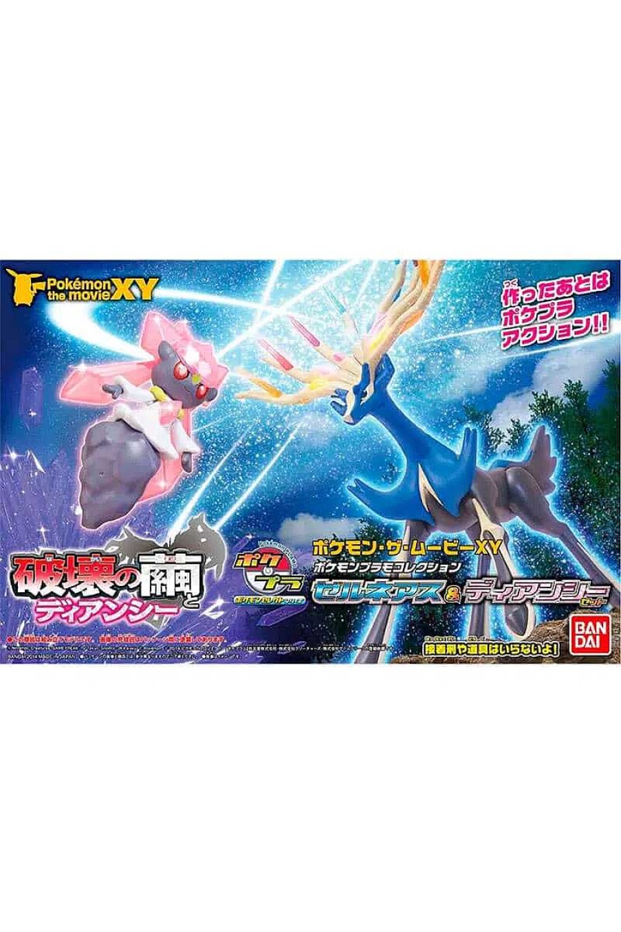 POCKET MONSTER Pokemon Figurer | Xerneas & Diancie Byg Selv Figurer