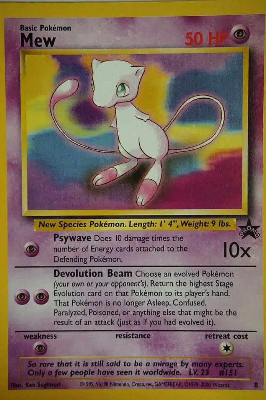 POCKET MONSTER Pokemon Kort | Mew 8 Rare