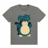 POCKET MONSTER Pokemon Til Bornevaerelset | Gra Snorlax T Shirt Small