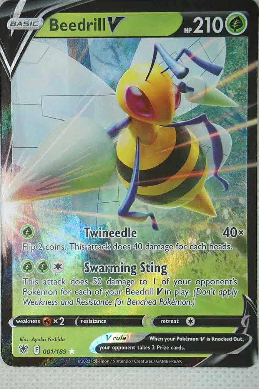 POCKET MONSTER Pokemon Kort | Beedrill V 001/189