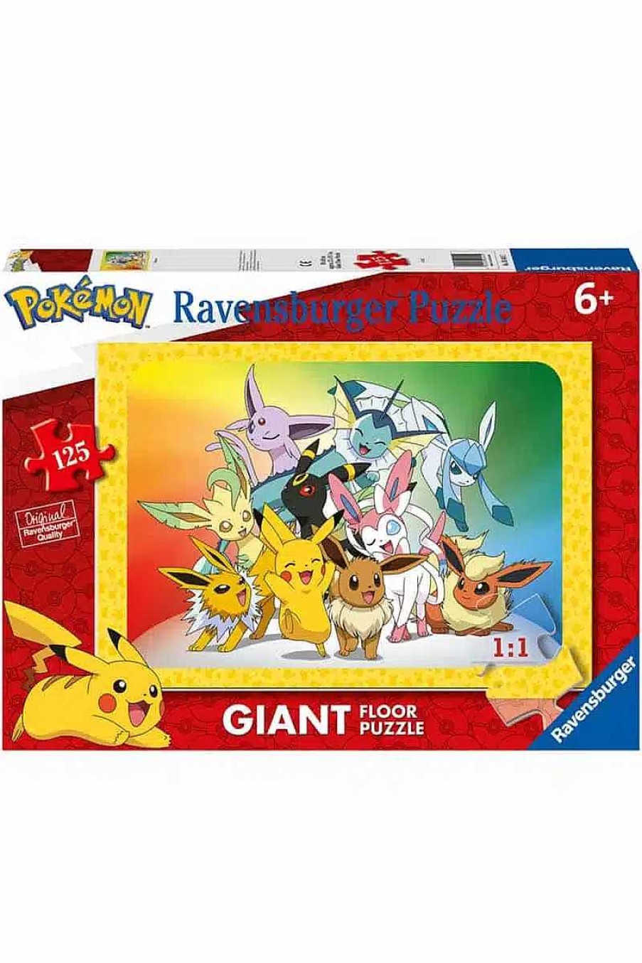 POCKET MONSTER Pokemon Til Bornevaerelset | Pokemon Ravensburger Puslespil Med 125 Brikker