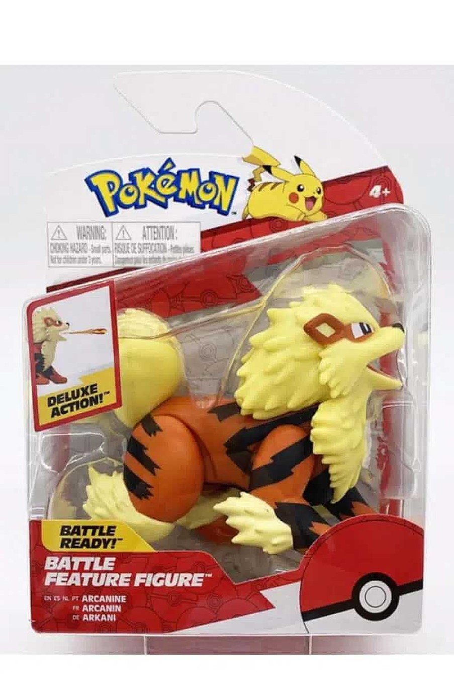 POCKET MONSTER Pokemon Figurer | Battle Feature Arcanine Figur