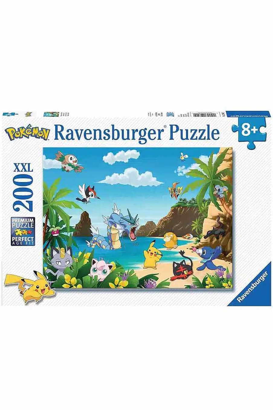 POCKET MONSTER Pokemon Til Bornevaerelset | Pokemon Ravensburger Puslespil Med 200 Brikker