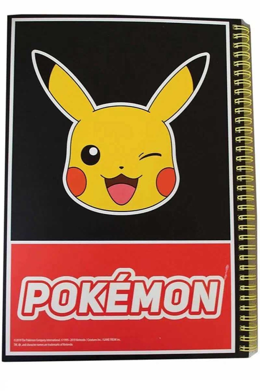 POCKET MONSTER Pokemon Skoleudstyr | Stor Pikachu Notesbog