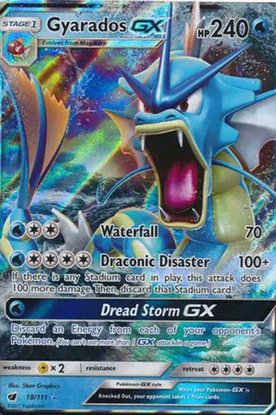 POCKET MONSTER Pokemon Kort | Gyarados Gx 18/111