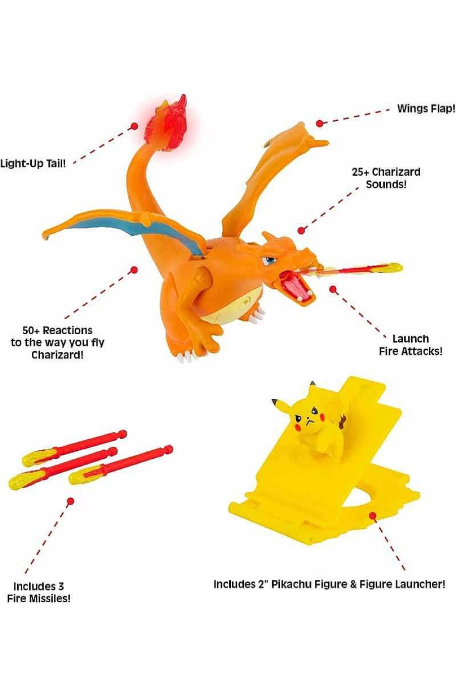 POCKET MONSTER Pokemon Figurer | Interaktive Charizard Og Pikachu Figurer