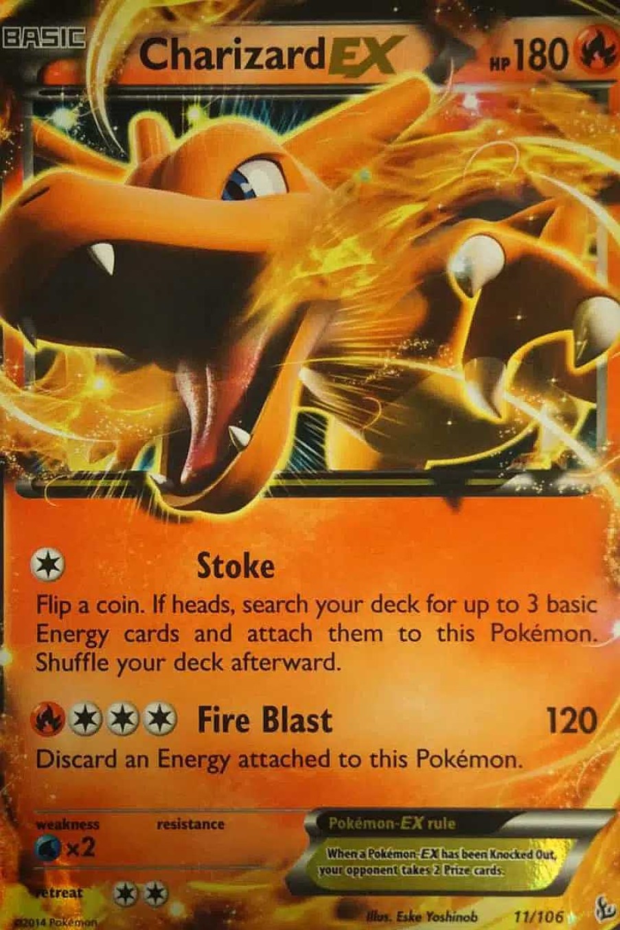 POCKET MONSTER Pokemon Kort | Charizard Ex 11/106