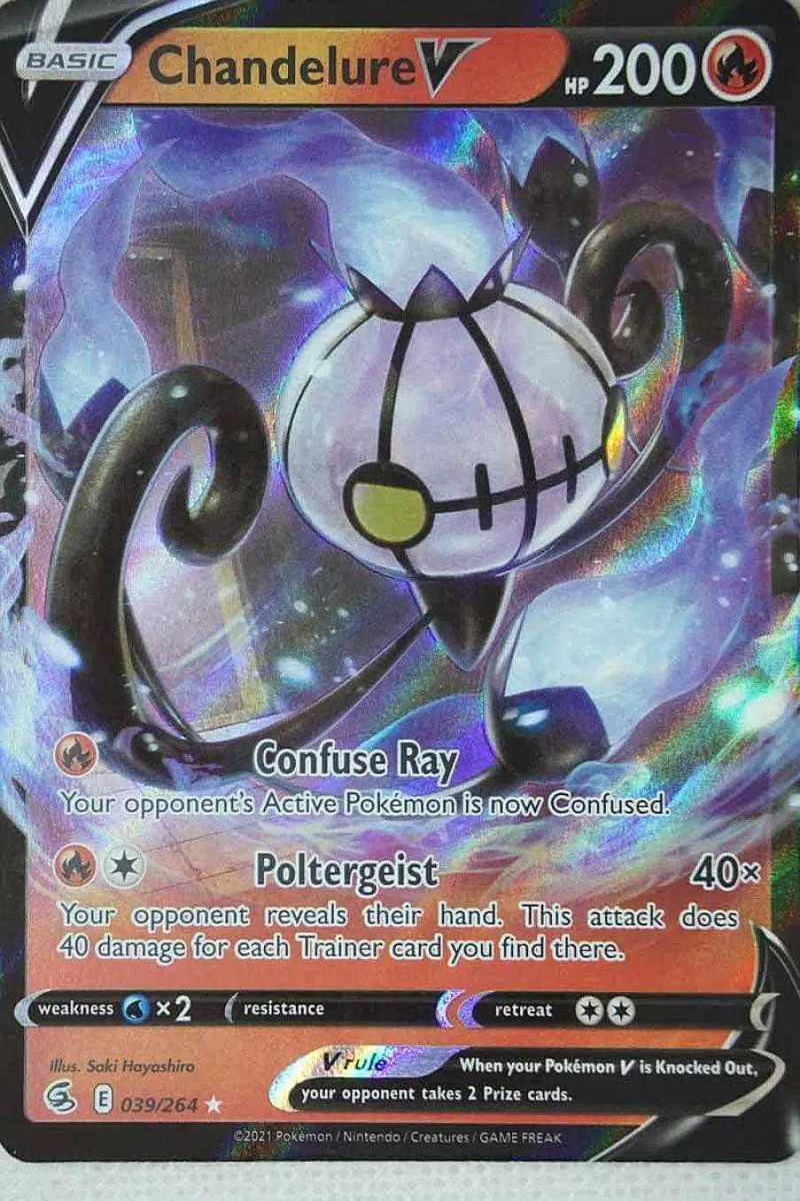 POCKET MONSTER Pokemon Kort | Chandelure V 39/264