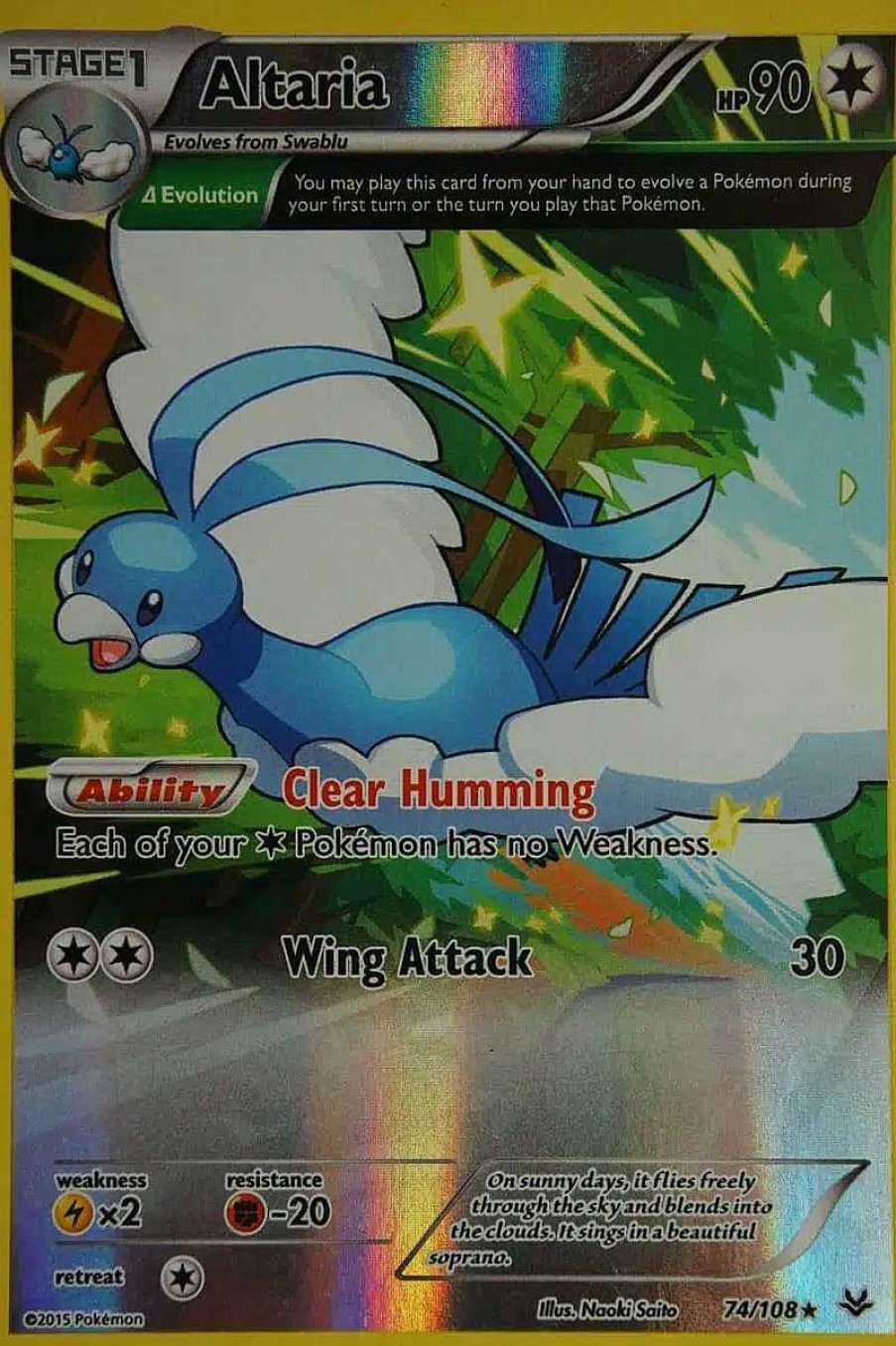 POCKET MONSTER Pokemon Kort | Altaria 74/108 Full Art