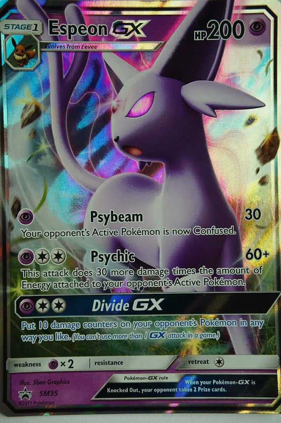 POCKET MONSTER Pokemon Kort | Espeon Gx Sm35 Full Art