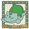 POCKET MONSTER Pokemon Skoleudstyr | Japansk Bulbasaur Klistermaerke