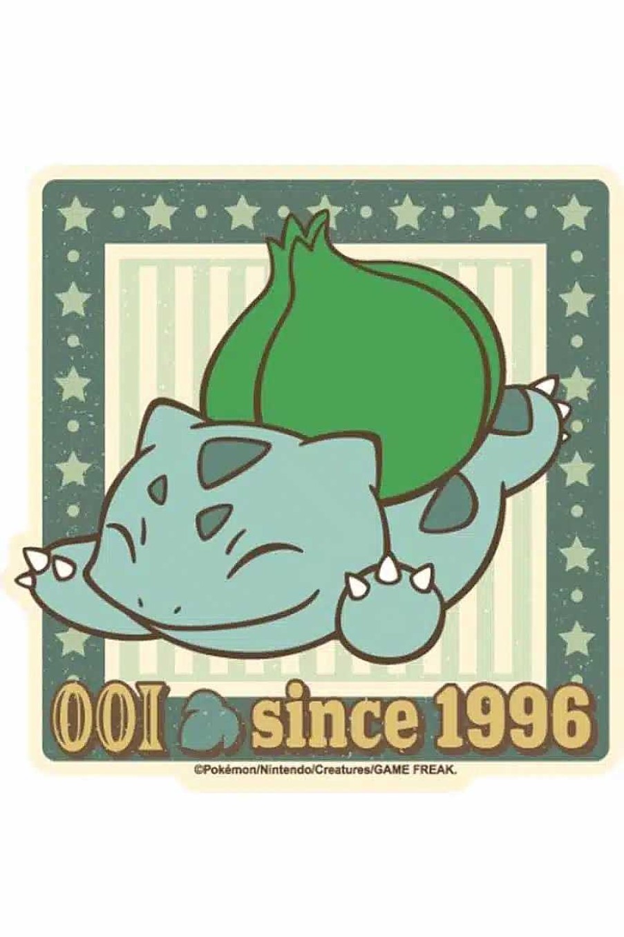 POCKET MONSTER Pokemon Skoleudstyr | Japansk Bulbasaur Klistermaerke