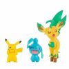 POCKET MONSTER Pokemon Figurer | Pikachu Wynaut Og Leafeon Figurer