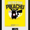 POCKET MONSTER Pokemon Til Bornevaerelset | Indrammet Plakat Med Detective Pikachu 2