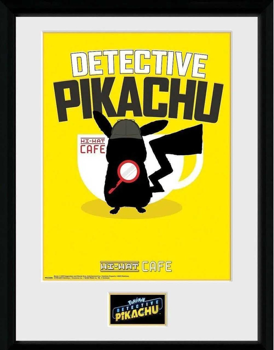 POCKET MONSTER Pokemon Til Bornevaerelset | Indrammet Plakat Med Detective Pikachu 2