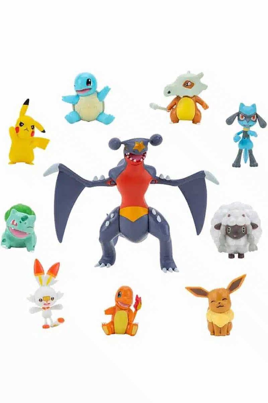 POCKET MONSTER Pokemon Figurer | Battle Figure Multipakke Med 10 Figurer