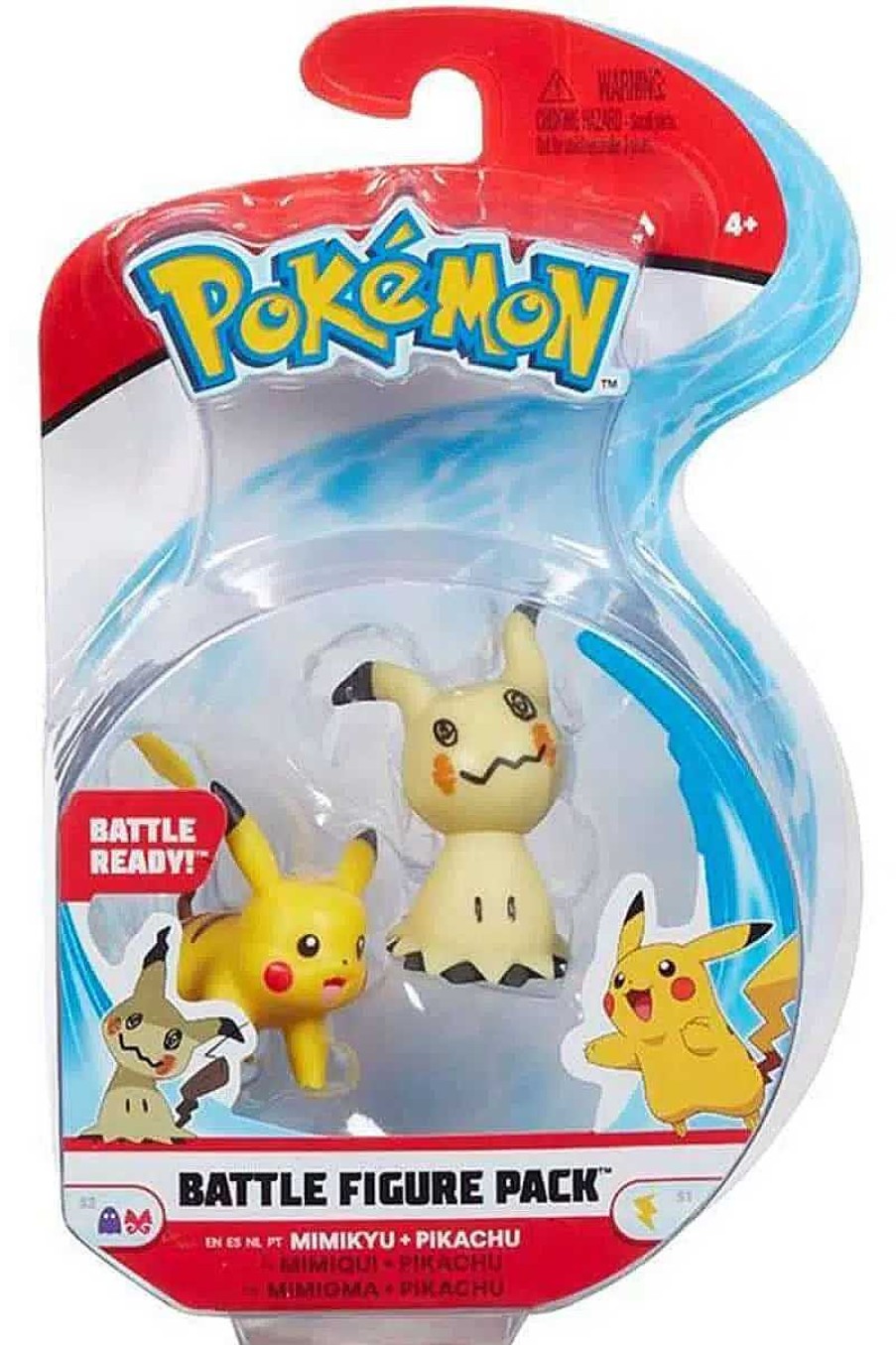 POCKET MONSTER Pokemon Figurer | Mimikyu Og Pikachu Figurer