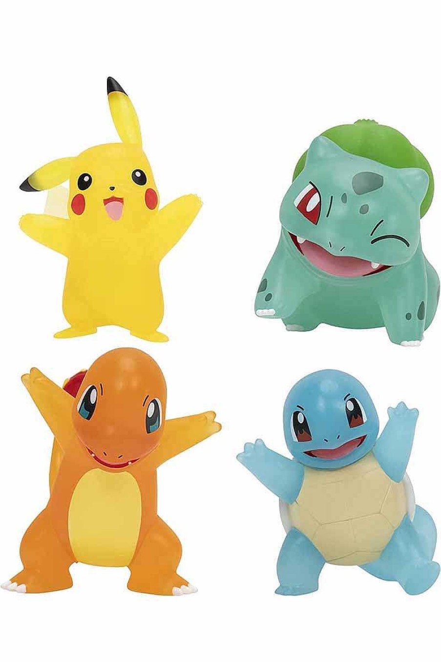 POCKET MONSTER Pokemon Figurer | 4 Shiny Pokemon Figurer