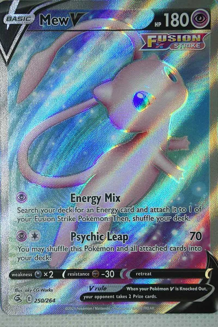 POCKET MONSTER Pokemon Kort | Mew V 250/264 Full Art