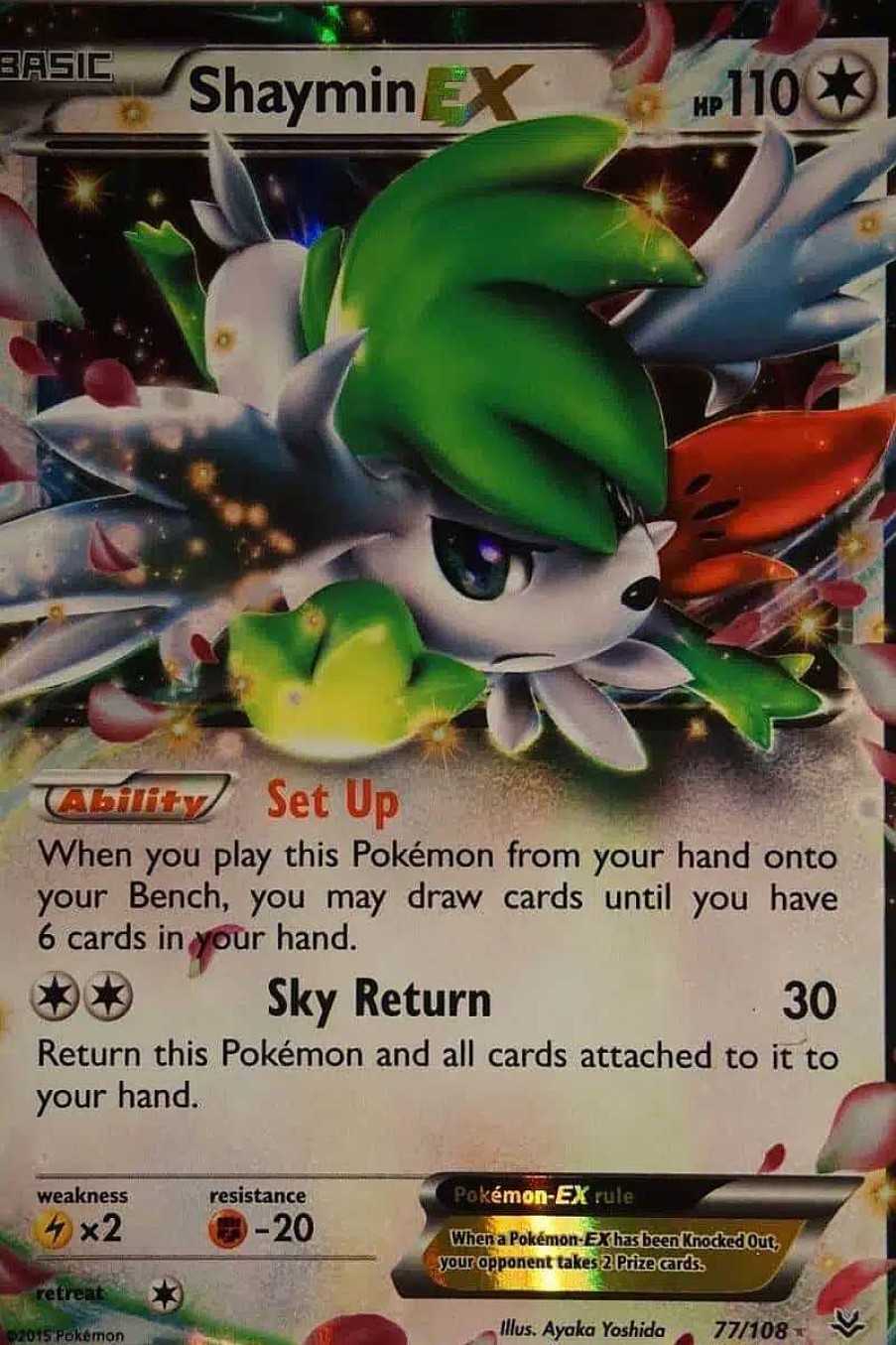 POCKET MONSTER Pokemon Kort | Shaymin Ex 77/108