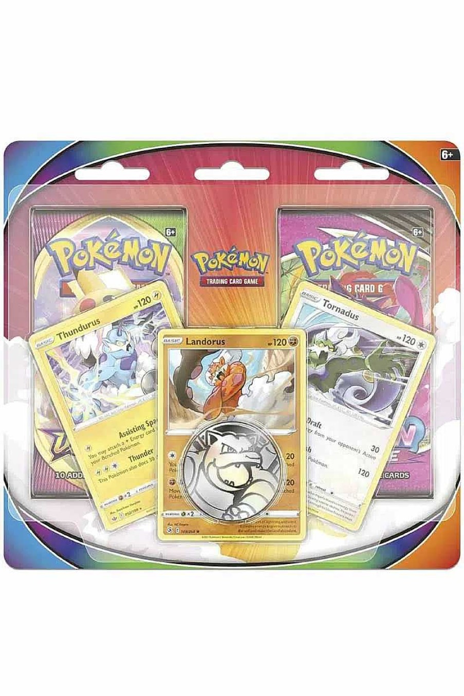 POCKET MONSTER Pokemon Kort | Blisterpakke Med Tornadus, Thundurus Og Landorus